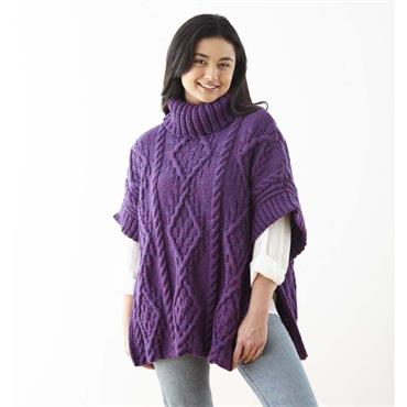 King Cole Pattern 6191 Cape, Sweater and Hat in Aran