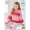 King Cole Pattern 6198 Jacket & Sweater in Hedgerow Chunky