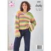 King Cole Pattern 6200 Sweater & Cardigan in Hedgerow Chunky