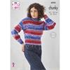 King Cole Pattern 6203 Slipover & Sweater in Hedgerow Chunky