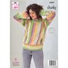 King Cole Pattern 6204 Sweater & Jacket in Hedgerow Chunky