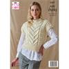 King Cole Pattern 6207 Sweater and Slipover in Super Chunky  ds