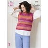King Cole Pattern 6245 Tank Top & Tunic in Cottagespun Chunky