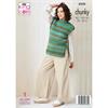King Cole Pattern 6245 Tank Top & Tunic in Cottagespun Chunky
