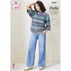 King Cole Pattern 6247 Sweater & Cardigan in Cottagespun Chunky