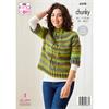 King Cole Pattern 6248 Sweaters Knit in the Round in Cottagespun Chunky