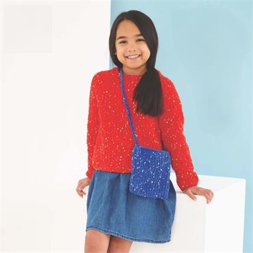 King Cole Pattern 6252 Sweaters And Bag in Yumtastic