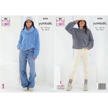 King Cole Pattern 6256 Sweaters in Yumtastic