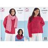 King Cole Patterns 6257 Sweaters And Accessories in Yumtastic