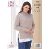 King Cole Pattern 6262 Sweater & Sleeveless Jacket in Double Knitting