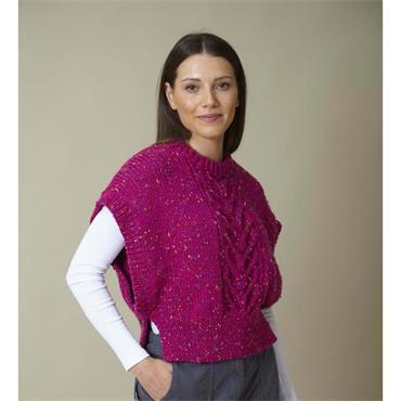 King Cole Pattern 6268 Slipover and Sweater in Chunky Tweed