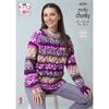 King Cole Pattern 6270 Sweaters in Nordic Chunky