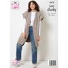 King Cole Pattern 6273 Jacket & Waistcoat in Super Chunky
