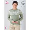 King Cole Pattern 6282 Sweaters in Luxury Merino DK