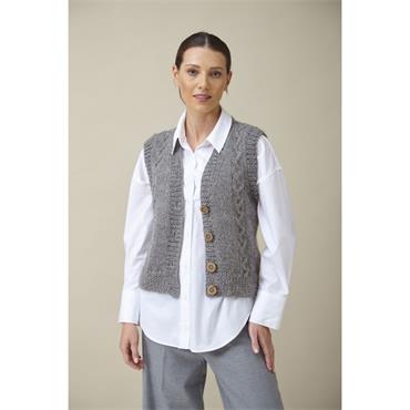 King Cole Pattern 6286 Waistcoat and Accessories in Superfine Alpaca Chunky