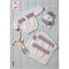 King Cole Pattern 6292 Jacket, Cardigan, Hats and Blanket in Comfort Baby DK and Jitterbug DK