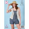 King Cole Pattern 6331 Waistcoats Crocheted in Giza Cotton 4Ply