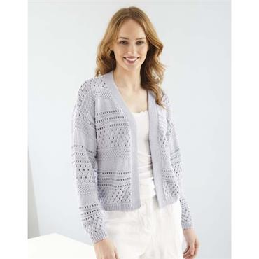 King Cole Pattern 6336 Cardigan and Sweater in Bamboo Cotton DK
