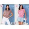 King Cole Pattern 6354 Ladies Tops in Jamboree DK