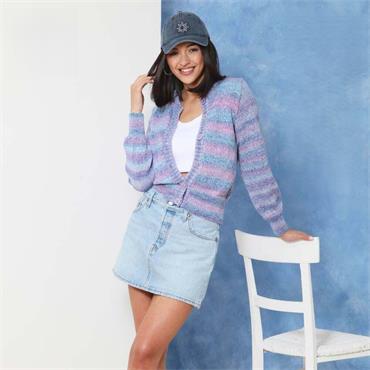 King Cole Pattern 6355 Cardigan & Waistcoat in Jamboree DK