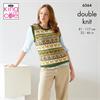 King Cole Pattern 6364 Fairisle Sweater and Tank Top in Merino Blend DK