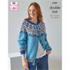 King Cole Pattern 6365 Fairisle Cardigan and Waistcoat in Merino Blend DK