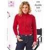 King Cole Pattern 6368 Hollywood Collection: Sweaters in Merino Blend DK
