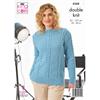 King Cole Pattern 6368 Hollywood Collection: Sweaters in Merino Blend DK