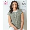King Cole Pattern 6377 Sweater and Waistcoat in Simply Denim Chunky