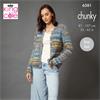King Cole Pattern 6381 Cardigan and Sweater in Flair Chunky