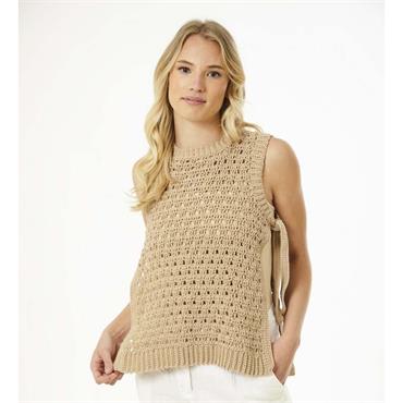 King Cole Pattern 6399 Tank Tops Crocheted in Cottonsoft DK