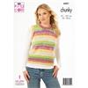 King Cole Pattern 6401 Cardigan and Slipover in Hedgerow Chunky