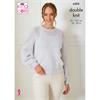 King Cole Pattern 6402 Sweater & Slipover in DK