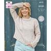 King Cole Pattern 6419 Ladies Sweaters in Aran