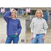 King Cole Pattern 6422 Ladies Sweaters in Aran 