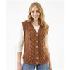 King Cole Pattern 6426 Waistcoat and Cardigan knitted in Big Value Aran