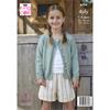King Cole Pattern 6434 Cardigan and Top in DK