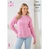 King Cole Pattern 6438 Sweater and Slipover in DK