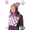 King Cole Pattern 6440 Accessories Crocheted in DK