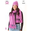 King Cole Pattern 6441 Accessories Crocheted in Aran