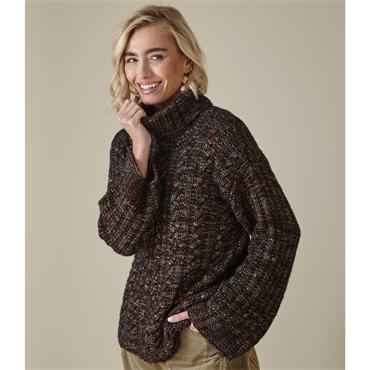 King Cole Pattern 6447 Sweater and Cardigan in Firefly Aran