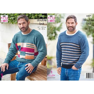 King Cole Pattern 6457 Sweaters in DK
