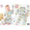 King Cole Pattern 6460 Cardigan and Trousers in Baby Fjord DK