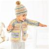 King Cole Pattern 6462 Baby Cardigans & Hats in Baby Fjord DK