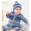 King Cole Pattern 6462 Baby Cardigans & Hats in Baby Fjord DK