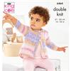King Cole Pattern 6464 Baby Coats in Baby Fjord DK