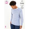King Cole Pattern 6478 Sweater and Slipover in Chunky