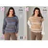 King Cole Pattern 6479 Sweater & Top in Flair Chunky