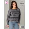 King Cole Pattern 6480 Sweater & Cardigan in Flair Chunky