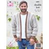 King Cole Pattern 6481 Crochet Cardigans in Merino Blend DK